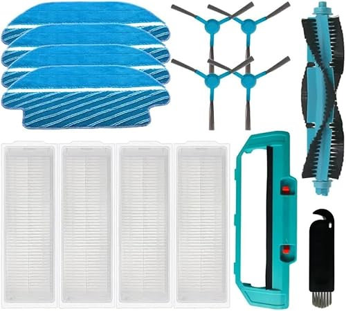 YUETTYY Juego de 15 filtros HEPA de repuesto para cepillo de rodillo principal, cepillo lateral, trapeador, para Cecotec para Conga 3290 3590 3690 3890 Robot Aspiradoras Juego de accesorios
