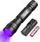 UltraFire Linterna UV LED de 395 nm, luz negra, 10 W, modo único, potente luz UV para el curado de resina, pegamento UV, manchas de orina de animales, detector de fugas, búsqueda de minerales