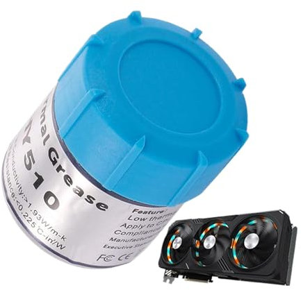 scyca Pâte Thermique pour processeur, pâte Thermique,Pâte Thermique à Graisse Conductrice | Pâte de Silicone à composé Thermique, pâte CPU pour Le Refroidissement des Cartes Graphiques et des