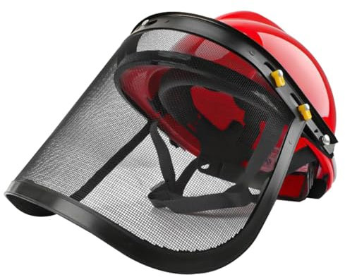 Facciale forestale - Respiratore completo per polvere | Facciale in rete per silvicoltura - Strumenti per la protezione del viso in filo di acciaio, attrezzatura di sicurezza per motosega Rotazione di