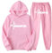 XUEQINGDE NOFS Jogginganzug Streetwear Tracksuit für Herren Tracksuit NOFS Damen Buchstaben Druck Lose Hoodies und Jogginghosen Y2K Hip Hop Streetwear Unisex Pullover Oberteile und Sporthosen Anzug