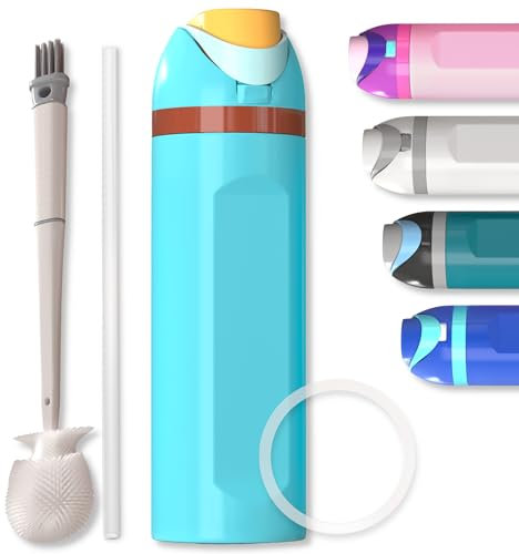 RALSACK Botella de Agua Térmica Acero Inoxidable - Botella Térmica sin BPA, Termo portátil y Reutilizable - Deporte, Camping y Oficina, Doble Aislante, Caliente/Frías, Termo Agua