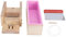 Soap Form Knife Kit Soap Making Cake Baking, Pine Silicone Soap Straight Knife Set Pink (1200ml)