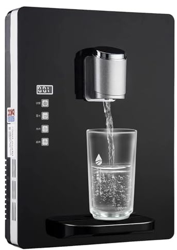 2200W Instant Hot Water Dispenser,Wall-Mounted Mains Fed Water Cooler Dispenser,30L/h Hot Water,Household Adjustable Intelligent Large Screen Touch With Electronic Child Lock
