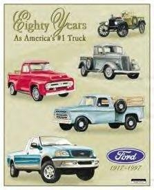 signs-unique Ford 80 Jahren Tonabnehmer Blechschild