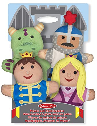 Melissa & Doug Palace Pals Hand Puppets | Puppets & Theaters | Soft Toy | 2+ | Gift for Boy or Girl