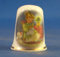 Oil Lamp Fingerhut aus Porzellan, Sammlerstück, Stricken