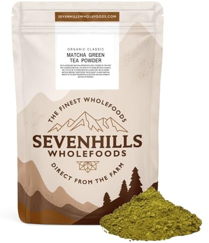 Sevenhills Wholefoods Organic Japanese Classic Matcha Tea Powder 200g | from Uji, Kyoto, Japan | For Cooking, Baking, Smoothie