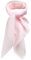TigerTie Feines Damen Chiffon Nickituch in rosa einfarbig Uni - Größe 58 cm x 58 cm - Tuch Halstuch Schal