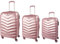 ABISTAB Verage Hartschalenkoffer Seagull 3er Koffer-Set S+M+L (55-66-75 cm) 4 Räder Dazzling Rose Limited Edition TSA-Schloss, 3 teilig Hartschale-Reisekoffer-Set mit Handgepäck Trolley, erweiterbar