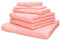 Betz 6-TLG. Handtuch-Set Palermo 100% Baumwolle 1 Liegetuch 2 Handtücher 1 Gästetuch 1 Waschhandschuh 1 Seiftuch Farbe apricot