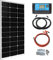 XINPUGUANG 100w 12v Kit Panneau Solaire 100 Watt Mono Photovoltaïque 18v Module 10A Contrôleur de Charge pour Bateau, Voiture, Camping-car, Maison, Jardin, Abri (watts, 100)