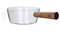 OQHAIR Olla de Cocina de Vidrio de Borosilicato 400 ml/600 ml, Sin Revestimiento, Apto para vitrocerámicas, eléctricas, halógenas, inducción