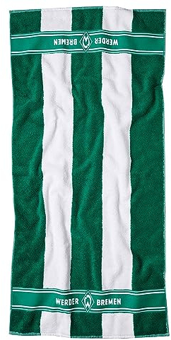 Werder Bremen SV GOTS Handtuch Streifen 50x100cm, 500gsm