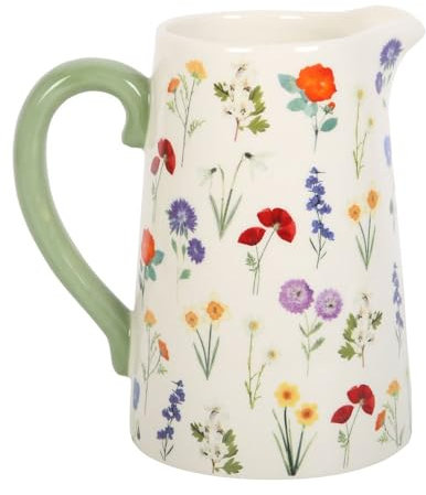 Something Different 17cm Wildflower Ceramic Flower Jug | Ceramic Vase
