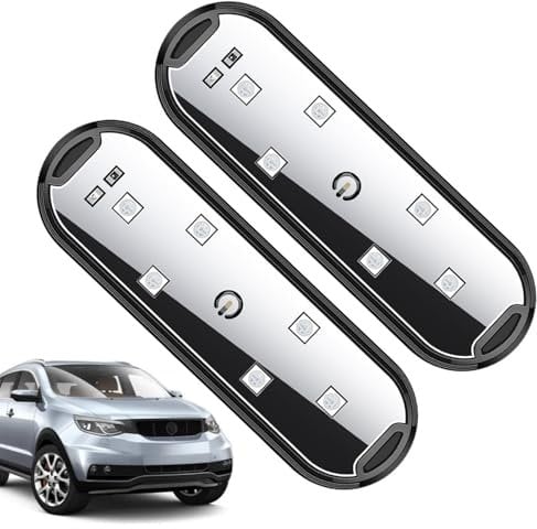 Car Warning LED Door Lights - Smart Sensor Magnetic Type-C Welcome Light for Cars - Long Battery Life 7 Colors Changeable Warning Lights for Wardrobe Gloves Box