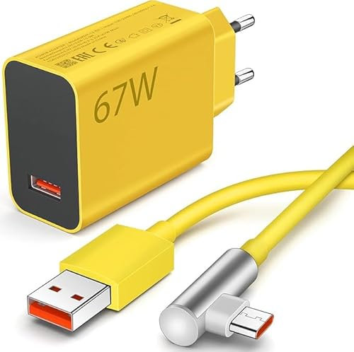 67W Chargeur Rapide avec Câble USB C 1.8m pour Redmi Note 13 Pro 12 Pro 11 Pro,Chargeur Turbo pour Xiaomi 14 13T 13 Pro 13 12 Lite 12X Redmi Note 12 12S 11S POCO X6 Pro X6 M6 Pro F6 Pro F5 X5 Pro X4 G