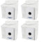 Lot de 4/10 sacs à poussière de rechange pour aspirateur ECOVACS pour Deebot pour T30 Pro, Omni/pour T30 Max/pour T30/DDX14, pièces de rechange en tissus non tissés (lot de 4)