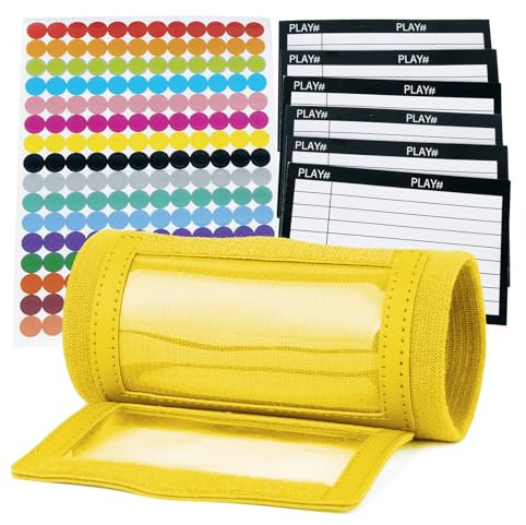 Fußball-Spiel Handgelenk Playbook Fußball Armband Football Play Wristbands