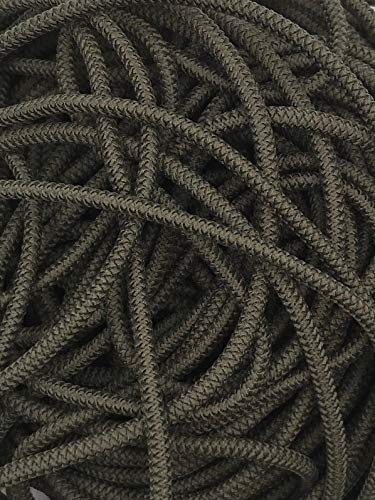 3m Gummikordel am Stück, Gummiband, freie Farbwahl, 22 Farben (Olive)