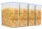 Pukkr Cereal Containers | Airtight Food Storage Dispenser | Kitchen Accessories | Easy Pour Lid | Set of 4 - Labels & Pen Included | Fresh Seal Clips (4 Litre)