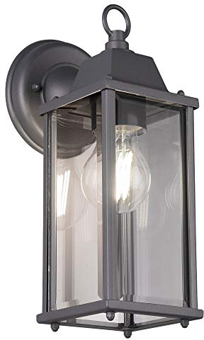 Außen Wand Lampe Fassaden Beleuchtung Terrassen Leuchte Garten Laterne anthrazit Trio 201960142
