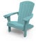 Keter Alpine Adirondack Gartenstuhl, Kunststoff, Blaugrün