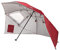 Amiaire Sombrilla de playa - Sombrilla de playa grande 240 cm – 3 Posiciones - Protección UV, antiviento y transpirable de aluminio- Incluye Bolsa de viaje (Granate)