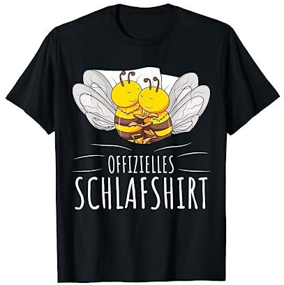 Offizielles Schlafshirt Bienen Imker Biene Imkerei T-Shirt
