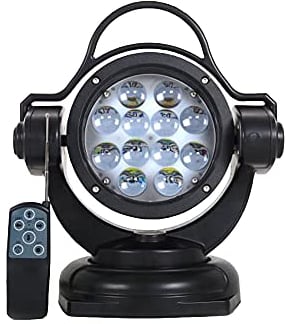 SXMA 60W LED Suchscheinwerfer mit Fernbedienung 360 Grad Drehung Led Arbeitslicht Spot Led Fahrlicht für Autos SUV Trucks Boote