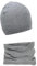 Foruhoo Baby Mädchen Beanie Mütze + Schlauchschal 2er Set, Wintermütze für Jungen Mädchen Baumwolle (B Set: Grau,53L)(49-53, Baumwolle Set: Grau)