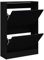 vidaXL Schuhschrank Schwarz 60x21x87,5 cm Holzwerkstoff