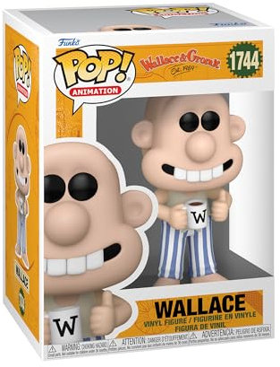 Funko POP! Movies: Wallace In Pajamas & Gromit - Wallace and Gromit - Collectable Vinyl Figure - Gift Idea - Official Merchandise - Toys for Kids & Adults