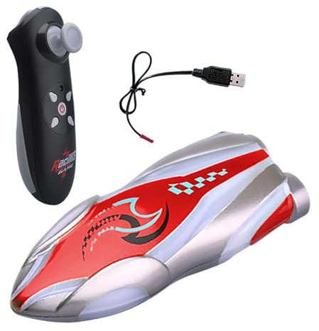 Générique Bateau RC pour, Bateau LED télécommandé | Jouets de Piscine pour | Bateau étanche à Batterie Rechargeable pour Tout Le Corps, avec Fonction de ne chavirer, pour Adultes et