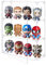 3 Schicht Acryl Vitrine, Staubdichte Schaukasten Für Pop Minifiguren, Acryl Vitrine Klarsicht Aufbewahrungsbox, Mini Schutz Aufbewahren Vitrinenschrank, Stehend & Hängend Transparent Schaukasten
