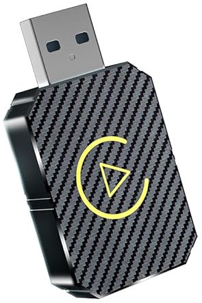 Genérico Adaptador Inalámbrico CarPlay y Android Auto – Compatible con iOS y Android – Conexión USB para Activar CarPlay/Android Auto sin Cables – Plug & Play para Coches a Partir de 2016