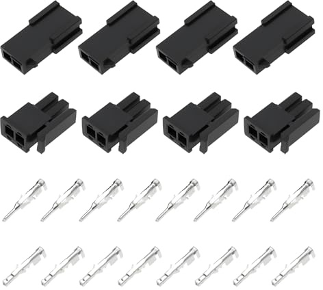eMagTech 10 Sets Micro-Fit 3.0 Dual Row (2 Schaltkreise) Stecker Und Buchse mit Anschlussbuchsen Passend für die Meisten Autos