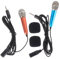 AKOOSY 2 Stück Mini Mikrofon Tragbares Mikrofon für Smartphones für Karaoke Gesang Interview und Podcasting Kompatibel Song Software Leicht und Handlich