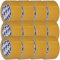 Beidseitiges Klebeband Verlegeband Doppelseitiges Teppichband 50mm x 25m Rolle (12 Rollen)