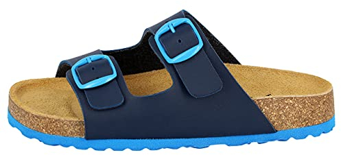 Lico Herren Bioline Kids Pantoletten, Marine Blau, 42 EU