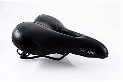 P&P Bequemsattel Luftikus verstärkt 608V, Uni, 280x210mm, 740g, schwarz