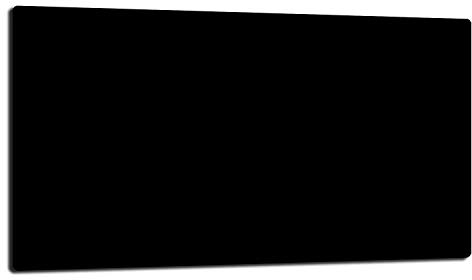 TMK - Piastra di copertura 90 x 52 cm copertura piano cottura a induzione universale in ceramica per piatti da cucina paraspruzzi tagliere in vetro temperato, decorazione nero