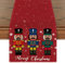 Artoid Mode Merry Christmas Nussknacker-Tischläufer, saisonale Winter-Weihnachten, Urlaub, Küche, Esstisch, Dekoration für drinnen und draußen, Zuhause, Party-Dekoration, 33 x 274 cm