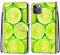 nancencen Kompatibel mit iPhone 11 Pro (5.8) Handyhülle, Flip Cover Schutzhülle (Anti-Fall) Kartenschlitz Portemonnaie Stil - Zitrone