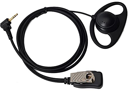 UAYESOK Auriculares de seguridad Walkie Talkie con micrófono para Motorola Talkabout TLKR T61 T62 T80 T81 T82 T92 Cobra de 1 pin (1 unidad)