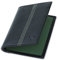 PELLE TORO Minifold Leather Credit Card Holder Wallet for Men, Thin RFID Blocking Contactless Card Protector, Handmade Minimalist Slim Mens Card Wallet in Mens Gift Box, Black Green