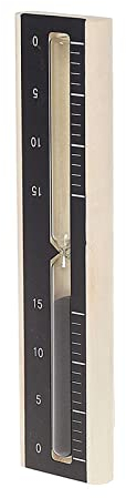 Colcolo Chronographe en Bois sablier décor précis Durable Rotatif Cadeaux Polyvalent 15 Minutes sablier pour Bain hammam