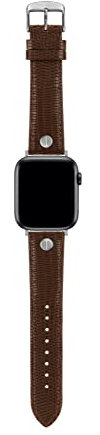Ted Baker Brown Lizard Eco-Leather Strap for Apple Watch (Model: BKS42S331B0)