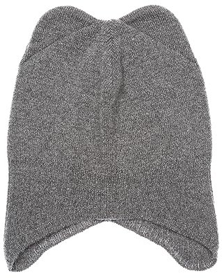 KNITAS Einlagig Gestrickte Kindermütze aus Merino und Kaschmirwolle für Kleinkind I Superweiche und warme Mütze für Jungen und Mädchen 1-3 Jahre I Kinder Wintermütze in der Farbe Grau - Größe 44-48cm