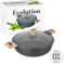 KASANOVA Casseruola antiaderente Evolution, casseruola induzione, casseruola di alta qualità, con coperchio, adatta per tutti i piani di cottura (Tegame, 28 cm)